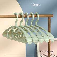 10pcs High Quality Seamless Large Clothes Hangers, Non-Slip Garment Rack, Easy Home Drying Hooks - Multicolor - View 13