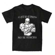 Calacas Chidas gimnasio Vintage camiseta camisetas NMS CULEROS QUIEN SE TOMO MI AGUA camiseta Popular mujeres verano Casual camisetas - Negro - Ver 1