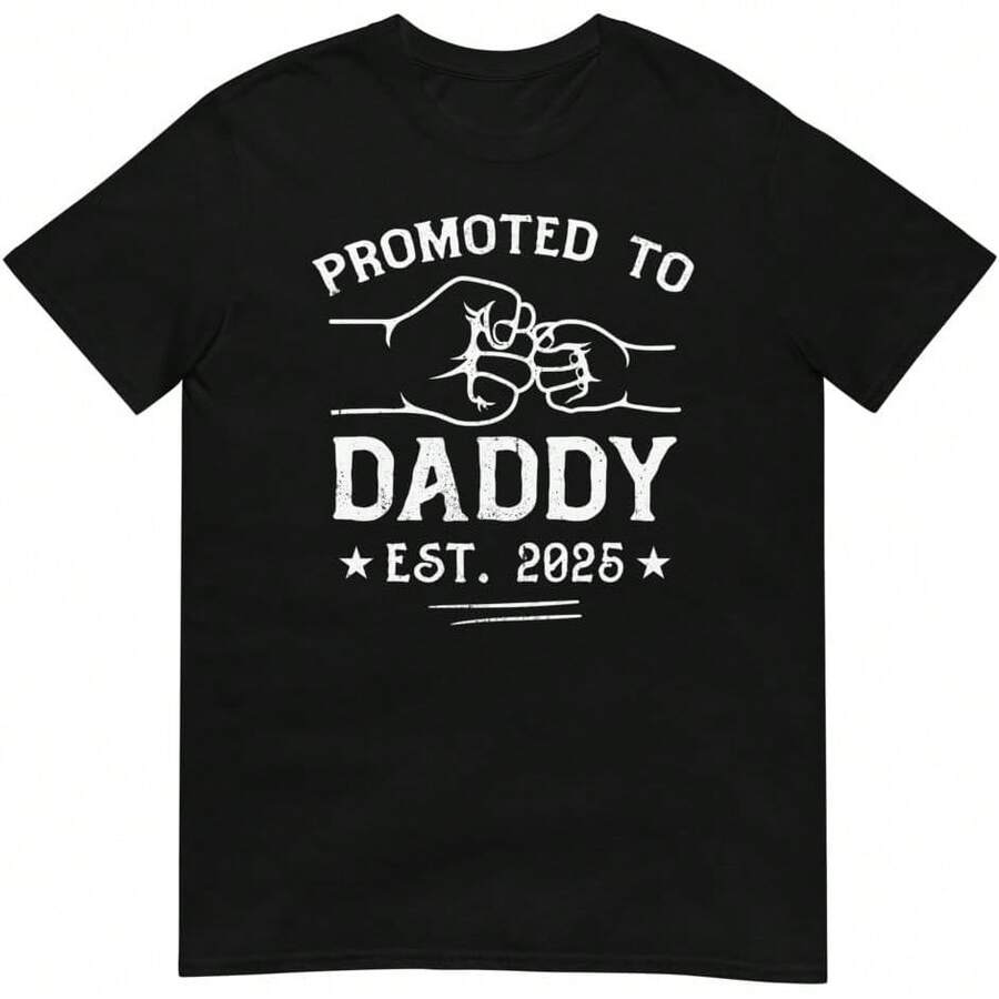 Camiseta de Papá para el Primer Día del Padre - Regalo para Papá de la Esposa - Camiseta de Regalo para el Mejor Papá del Mundo - Negro - Ver 1