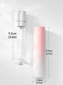 1pc 8ml Portable Travel Fragrance Spray Bottle, Refillable With Funnel, Twist-Open Design For Easy Use. Gradient Color, Multiple Colors Available. Suitable For Fragrance, Cologne And Other Fragrances, Practical Unisex Travel Essential - Multicolor - View 8