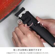 gjghjFLAVORSTONE Diamond Edition 6-piece Set Red Non-stick Pan Square Oven-Safefgdfhgfhb - 写真通り - チェックする 5