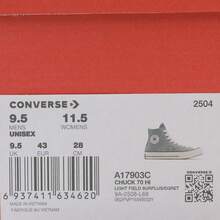 Converse Unisex Chuck Taylor 70S SEASONAL High Top Canvas Sneakers A17903C - Mint Green - View 6