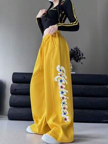 Women Pants - Yellow - View 6