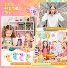 1 Stück Kristall Salamander Squishy Spielzeug, weiches langsam zurückfederndes Taba Quetsch-Fidget-Spielzeug, süßes Tier Stressabbau-Sensorikspielzeug zur Entspannung, Kawaii Schreibtischspielzeug für Kinder, Jugendliche und Erwachsene, Geburtstagsgeschenk, Party-Mitbringsel, Klassenbelohnung - Verschiedenfarbig - Übersicht 10