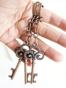 8pcs-Rose Gold/Red Copper/ Gold Bottle Opener,Wedding Favors Vintage Skeleton Key Bottle Opener,Key Bottle Openers With Escort Tag Cards And Key Chains Wedding Gifts For Guest - View 11
