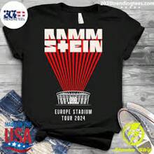 Camiseta Oficial Rammstein 2024 European Stadium Poster - Camisetas em  2020, presente para o dia dos pais, y2k, camiseta masculina, camiseta para homens - Preto - Ver 1