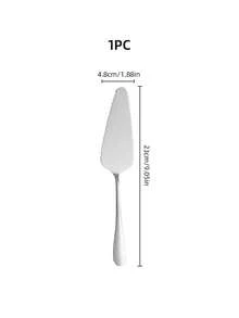 1Pc/2Pcs Ins Style Stainless Steel Cake Server, Dessert Bread Knife, Multi-Purpose Pizza Spatula For Home Wedding Birthday Party - View 9