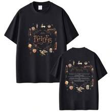 Camiseta con Estampado Gráfico del Nuevo Álbum de Melanie Martinez, Moda Urbana para Hombre y Mujer, Top Oversize - Negro - Ver 1