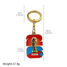 FIFA 两件套礼盒。运动风格钥匙扣“2026世界杯”美国、加拿大、墨西哥款，含礼盒和支架，城市球迷纪念钥匙扣，是世界杯球迷的理想之选，也适合毕业、返校、圣诞节、父亲节、万圣节、生日等场合。 - 彩色 - 查看 4