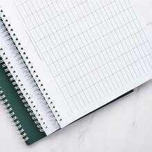 Cuaderno de tamaño A4 super grande para gastos e ingresos financieros personales y de pequeñas empresas, adecuado para contabilidad del hogar, suministros de oficina, registro de gastos, registro de pagos y recibos de fondos corporativos - Vertical - Ver 7