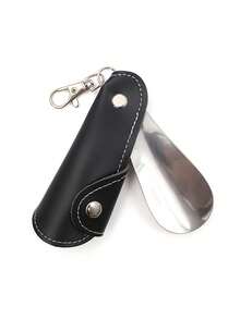 1pc Portable Shoe Horn, Mini Shoe Horn, Foldable And Lightweight, Suitable For Home And Travel Use, Perfect Gift, Fashionable Portable Design, Metal Structure - A - View 13