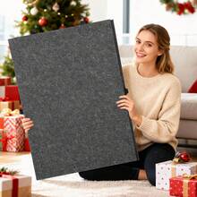 Senmeo Foldaway Felt Puzzle Mat (1000pcs), Portable Large Puzzle Board With 6 Color Drawers, Multi-Function Puzzle Table For Storage/Display/Playing, Gray - For 1500-piece Puzzles - View 8