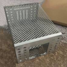 Heavy Duty Reusable Iron Rat Trap - Designed For Trapping Mice, One-Way Door Design, Allows Entry But Not Exit, Silver Color - A - View 7