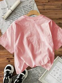 Camiseta de manga corta con cuello redondo y estampado de chile, unisex, estilo casual. - Blanco - Ver 9