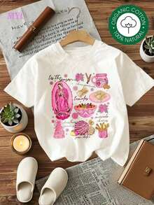 Oversize Extra grande Camiseta de algodón suave para mujeres de talla grande con vibraciones navideñas mexicanas, impresión de la Virgen de Guadalupe, tamales y churros, regalo festivo para ella, moda cultural de invierno 2024, chic acogedor, perfecta para todas las estaciones, tallas S - XXL - Blanco - Ver 7