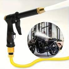 1pc Universal Car High Pressure Washer Gun, Powerful High Pressure Rinsing And Stain Removal, Dual-Use Cleaning Tool For Home And Car, Conveniently Rinses Stubborn Stains On Car Body, Handheld Operation Simple And Time-Saving. - 1pcs High Pressure Water Gun - View 10
