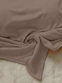 3 piezas de blusas de hombros asimétricas con bajo asimétrico en colores surtidos negro, marrón y caqui, aptas para el verano - Multicolor 2 - Ver 7