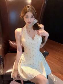 Women Short Dresses - White - View 11
