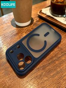 Koolife 藍色磁吸手機殼，2合1 PC+TPU 材質，2.5mm 厚背板，霧面半透明表面，防震保護殼，相容 iPhone 18 Pro/18 Pro Max/17/17 Pro/17 Pro Max/16/15/14/13 - 寶藍色 - 查看 6