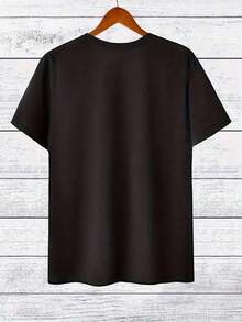 Camiseta Casual de Regalo para el Día de San Valentín con Estampado de Bandera Americana y Corazón, un Regalo Romántico y Patriótico para Americanos Orgullosos, Entusiastas del Cuarto de Julio y Cualquiera que Amueva Combinar su Amor por la Nación con un Diseño Elegante y Sentido, Perfecta para Añadir un Toque Cálido y Festivo a Celebraciones Navideñas, Noches Románticas, Reuniones de Amigas o Uso Diario Casual, Ideal para Cumpleaños, Día de San Valentín o Simplemente para Honrar Tanto el Amor como el Orgullo Nacional con una Camiseta Suave y Elegante de Cuello en V, Confeccionada con Algodón 100% de Primera Calidad para un Ajuste Suave, Transpirable y Cómodo que Dura Todo el Día (Artículo Único, Material: 100% Algodón) playeras de mujer - Negro - Ver 5