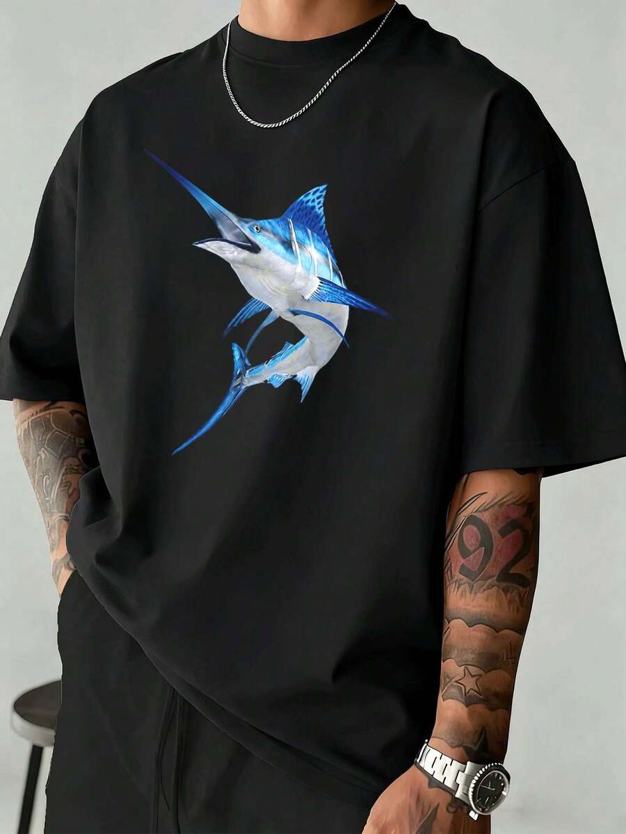T-shirts för män - Svart - Visa 1