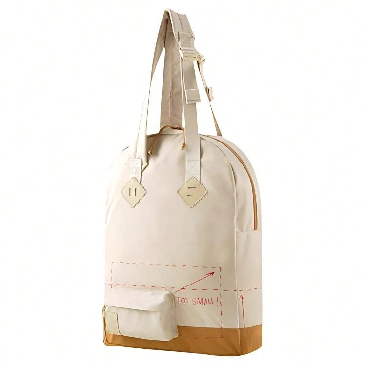 PUMA MICHAEL LAU Collaboration Zip Closure Fabric Handbag Unisex Ecru Creamy White - Off White - View 1