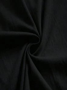 ComfortableCamiseta de algodón de manga corta con cuello redondo y estampado floral de calaveras para mujer, estilo casual y bonito, con hombros caídos y ligeramente elástica. Largo regular. Camiseta de manga corta para mujer, estilo básico que combina con todo, para uso interior y exterior. - Negro - Ver 6