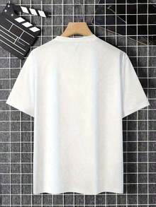 Camiseta de mujer de nuevo estilo y a la moda, 100% algodón, con elementos clásicos como varitas y cámaras, así como símbolos misteriosos, especialmente diseñada para fiestas temáticas. 200 gramos de tela, cómoda de llevar todo el día. El diseño detallado atraerá a todos los fans del mundo mágico. Camisetas mexicanas para mujer - estilo callejero vintage, unisex, de algodón holgado, con cuello redondo. - Blanco - Ver 2