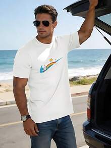 Men T-Shirts - White - View 1