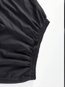 Vancamel Pulse Men's Casual Loose Breathable Outdoor Sports Pants, Versatile Daily Workout Running Trousers, Minimalist Sporty Leisure Pants - Black - View 4
