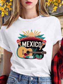 Camiseta de algodón con estampado de eslogan de Lisboa estilo vintage100% algodónBlancoCamiseta de mujer con temática mexicana - Auténtico sombrero de ala ancha de mariachi con estampado de maracas, combinado con instrumentos de mariachi (guitarra, cactus) - Camiseta informal de cuello redondo, adecuada para atuendos de fiesta mexicana, ropa de vacaciones y accesorios para disfraces de baile de mariachiCamiseta de mujerCamiseta de mujerCamiseta de mujerCamiseta informal de mujerCamiseta de mujerCamiseta de mujerCamiseta de mujerCamiseta divertida de mujerCamiseta estampada de mujerCamiseta de color sólido de mujer, Camisa de manga corta, Camiseta de mujerCamiseta de mujerCamiseta de verano para mujerCamiseta de Navidad para mujerCamisa estampada para mujer, Top de cuello redondo para mujer, Camiseta de mujerCamisa de moda para mujer, Camiseta divertida para mujer 202 - Blanco - Ver 1