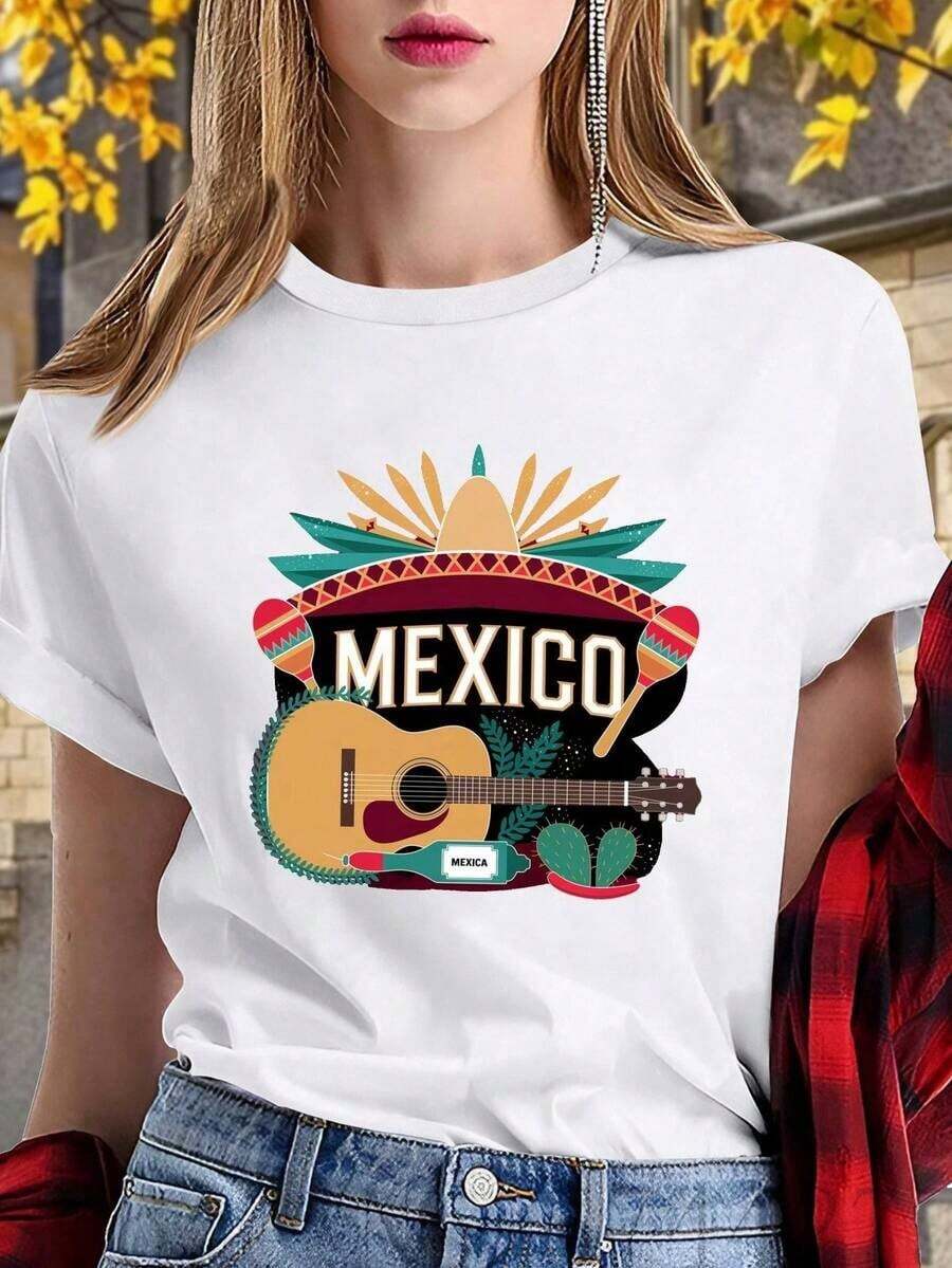 Camiseta de algodón con estampado de eslogan de Lisboa estilo vintage100% algodónBlancoCamiseta de mujer con temática mexicana - Auténtico sombrero de ala ancha de mariachi con estampado de maracas, combinado con instrumentos de mariachi (guitarra, cactus) - Camiseta informal de cuello redondo, adecuada para atuendos de fiesta mexicana, ropa de vacaciones y accesorios para disfraces de baile de mariachiCamiseta de mujerCamiseta de mujerCamiseta de mujerCamiseta informal de mujerCamiseta de mujerCamiseta de mujerCamiseta de mujerCamiseta divertida de mujerCamiseta estampada de mujerCamiseta de color sólido de mujer, Camisa de manga corta, Camiseta de mujerCamiseta de mujerCamiseta de verano para mujerCamiseta de Navidad para mujerCamisa estampada para mujer, Top de cuello redondo para mujer, Camiseta de mujerCamisa de moda para mujer, Camiseta divertida para mujer 202 - Blanco - Ver 1