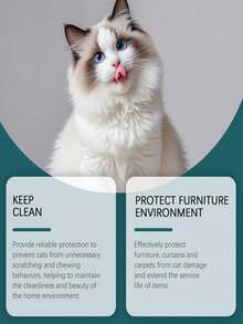 100ml Cat Repellent Spray, Used To Repel Cats And Prevent Them From Going To Bed, Urinating And Biting Furniture; A Bitter Training Spray Specially Designed For Pets Used In Restricted Areas Aims To Prevent Unnecessary Scratching And Biting Behavior Of Cats. - 100ml - View 6