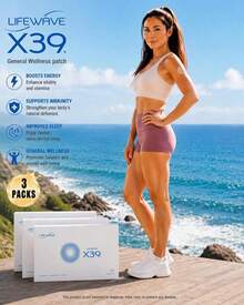LifeWave X39 Patches - Supports Improvements Of Strength And Stamina,Body Care - Supports Improved Exercise Performance - No Or Stimulants - Innovative Patch Technology For Enhanced Wellness -30 Pieces Per Piece For A Total Of 90 Pieces,Keep Your Body Healthy And Rejuvenate You,Can Be Used Both Morning And Evening,Halloween Gift. - 4 cái - Xem 11