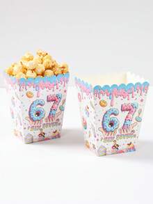 10 hộp bỏng ngô giấy hồng & xanh size 6/7, 67 hộp bỏng ngô dùng một lần chủ đề bánh donut & kem, hộp khoai tây chiên, hộp bánh mì, hộp đựng đồ ăn tiệc lễ hội & tráng miệng, trang trí tiệc mừng em bé, trang trí tiệc tiết lộ giới tính, khay đựng đồ ăn tiệc sinh nhật bé trai hoặc bé gái, phụ kiện tiệc sinh nhật em bé, quà tặng tiệc mừng em bé, hộp đóng gói quà tặng - Nhiều màu - Xem 8