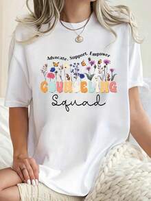 Camiseta holgada para mujer, diseñpara terapeutas y profesionales de la salud mental -% blanca con estampado y logotipo Counseling, top transpirable de manga corta con cuello redondo, adecuada para ropa de terapeuta, regalos para consultores, ropa casual lavable aáquina - Camiseta unisex de algodón holgada de manga corta y cuello redondo estilo vintage urbano. - Blanco - Ver 7