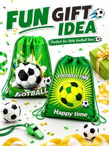 Adecuado para uso en césped de la Copa del Mundo, bolsa de cuerda de entrenamiento de fútbol, mochila de cuerda para senderismo y fitness, mochila de cuerda con diseño escolar, mochila, mochila pequeña, bolsa de equipaje de estudiante, bolsa de mochila, bolsa de equipaje, mochila de escuela primaria, bolsa de regalo para niños - Multicolor - Ver 6