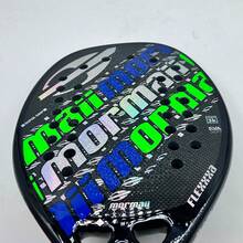 Mormaii 沙灘網球拍,3K 碳纖維搭配 EVA 軟芯,輕量 320-330g,防滑握把與全息設計,附攜行袋 - 彩色 - 查看 10