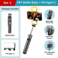 TOKQI Selfie Stick Tripod, Portable Telescopic Selfie Stick With Tripod, Wireless Remote Control And Tripod Stand, Lightweight And Compact, Compatible With Multiple Devices - Multicolor - View 17