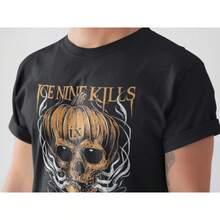 Playera Camiseta Ice Nine Kills Boogeyman Makeup bag Beach towel Decoración para el hogar Alfombra baño Bathroom accessories Dispensador de jabón líquido Shower - Negro - Ver 3
