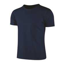 2 artículos Camiseta deportiva de manga corta para mujer, secado rápido, cuello redondo, ideal para yoga, fitness y tallas grandes - Azul marino - Ver 6
