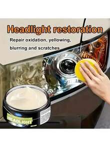 KineShineX Pasta Pembersih Lampu Depan – Pembersih untuk Mobil, Sepeda Motor, dan Kendaraan Listrik; Pasta Perbaikan Goresan untuk Lampu Depan dan Belakang; Kit Pembersih Lampu Depan (Termasuk Spons Pembersih); Aksesoris Otomotif dan Alat Pembersih. - Beraneka warna - View 11