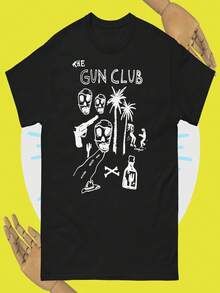 Camiseta de Guns N' Roses, banda post-punk, el regalo de cumplea?os perfecto para los amantes de la música. - Negro - Ver 1