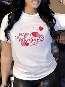 Corazones rosados flotando representan el amor puro y la alegría de compartir momentos afectuosos inspirando sentimientos cálidos camiseta de mujer para ocasión romántica y uso casual elegante - Blanco - Ver 7
