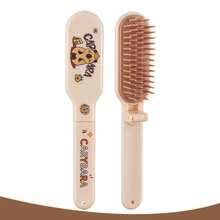 Peine plegable compacto y portátil de viaje con diseño de dibujos animados, cepillo de pelo portátil para mujeres - Multicolor - Ver 7