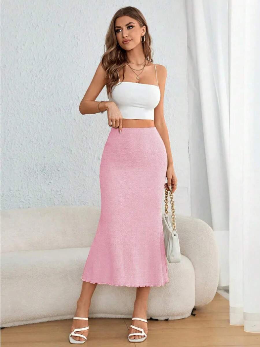 Versatile Draped Casual Skirt For Women, New Summer Fashion - 羅莎 - 查看 1