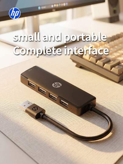  محور USB-C من HP مع محول شحن من النوع C ، مقسم 2.0 ، متوافق مع أجهزة الكمبيوتر المحمولة من Apple ، يدعم العرض بدقة 4K ، شحن PD ، محور توسيع 4 في 1 (متوفر باللون الأسود والأبيض الحليبي) ، منتج تخزين