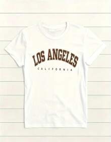Women's 3-Piece Set Of Long-Sleeved T-Shirts Suitable For Streetwear, Oversized Round Neck Top For Daily Outings, Camping, Concerts, Hip-Hop, Rock, And Rap Events With City Name And Floral Print, A Round Neck T-Shirt Suitable For Casual Women's Wear In Spring And Summer, Summer Clothes, Spring Fashion, Geometric Print, Round Neck T-Shirt. - 白色 - 查看 2