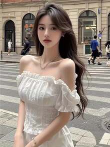 Women Tops - ホワイト - View 3