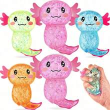 1 Stück Kristall Salamander Squishy Spielzeug, weiches langsam zurückfederndes Taba Quetsch-Fidget-Spielzeug, süßes Tier Stressabbau-Sensorikspielzeug zur Entspannung, Kawaii Schreibtischspielzeug für Kinder, Jugendliche und Erwachsene, Geburtstagsgeschenk, Party-Mitbringsel, Klassenbelohnung - Verschiedenfarbig - Übersicht 2
